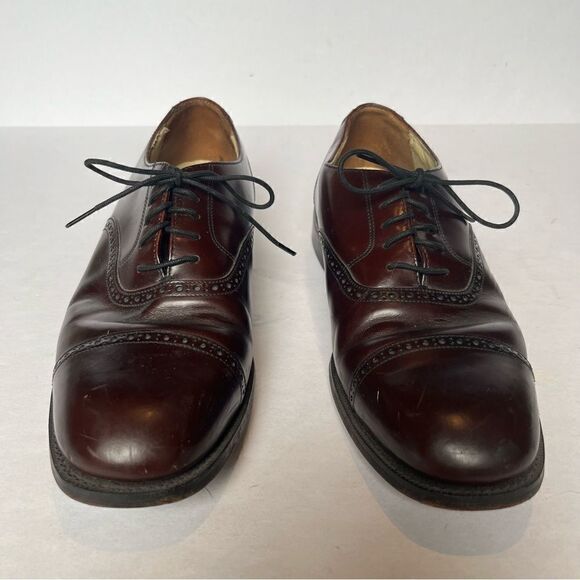 Bostonian Men\'s Leather Brown Oxfords Lace Up Size 9 D/B main image 8